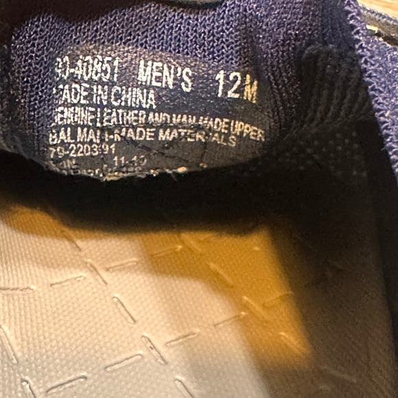 Dockers‎ Knit Oxford Einstein Dress Shoes Casual Sneakers Navy Blue Men's 12M - Picture 10 of 11